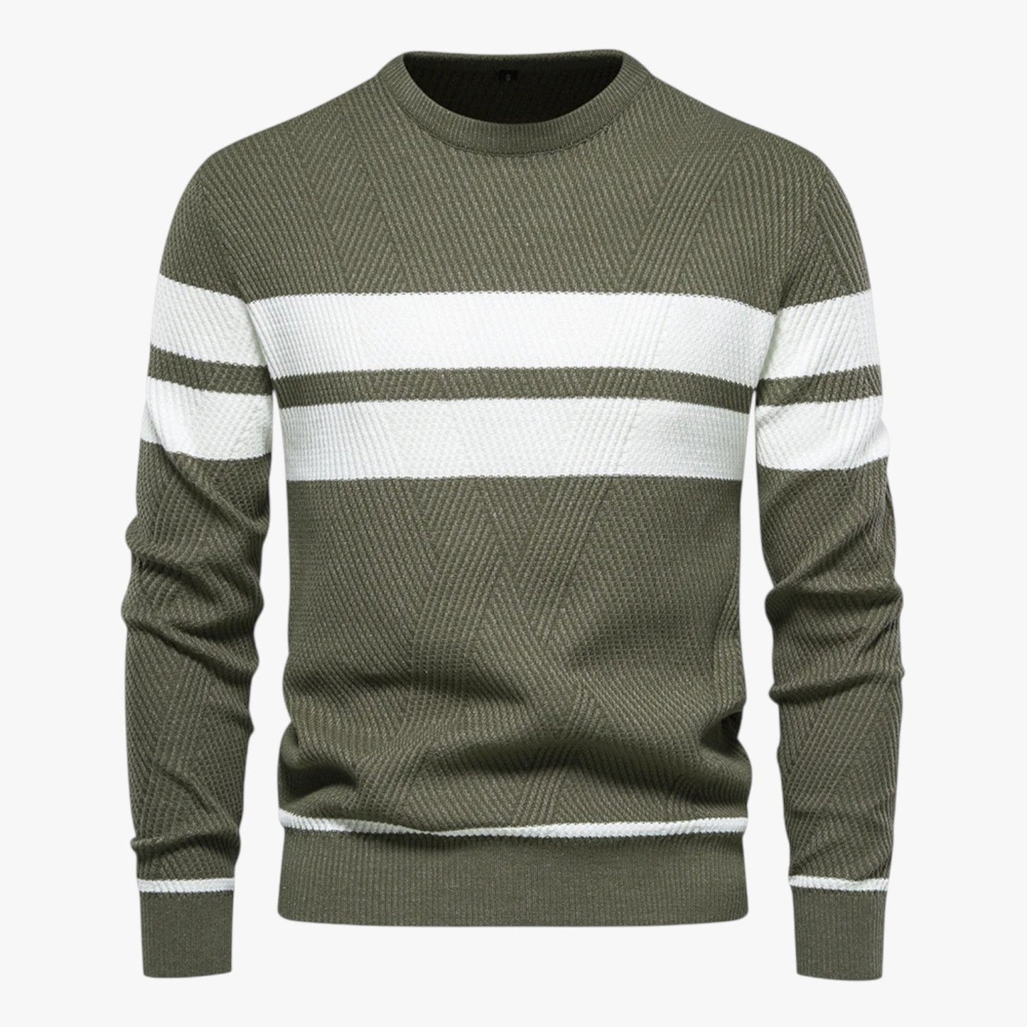 Adam | Eleganter Männer-Sommerpulli mit warmem, schlankem Schnitt und floraler Stil
