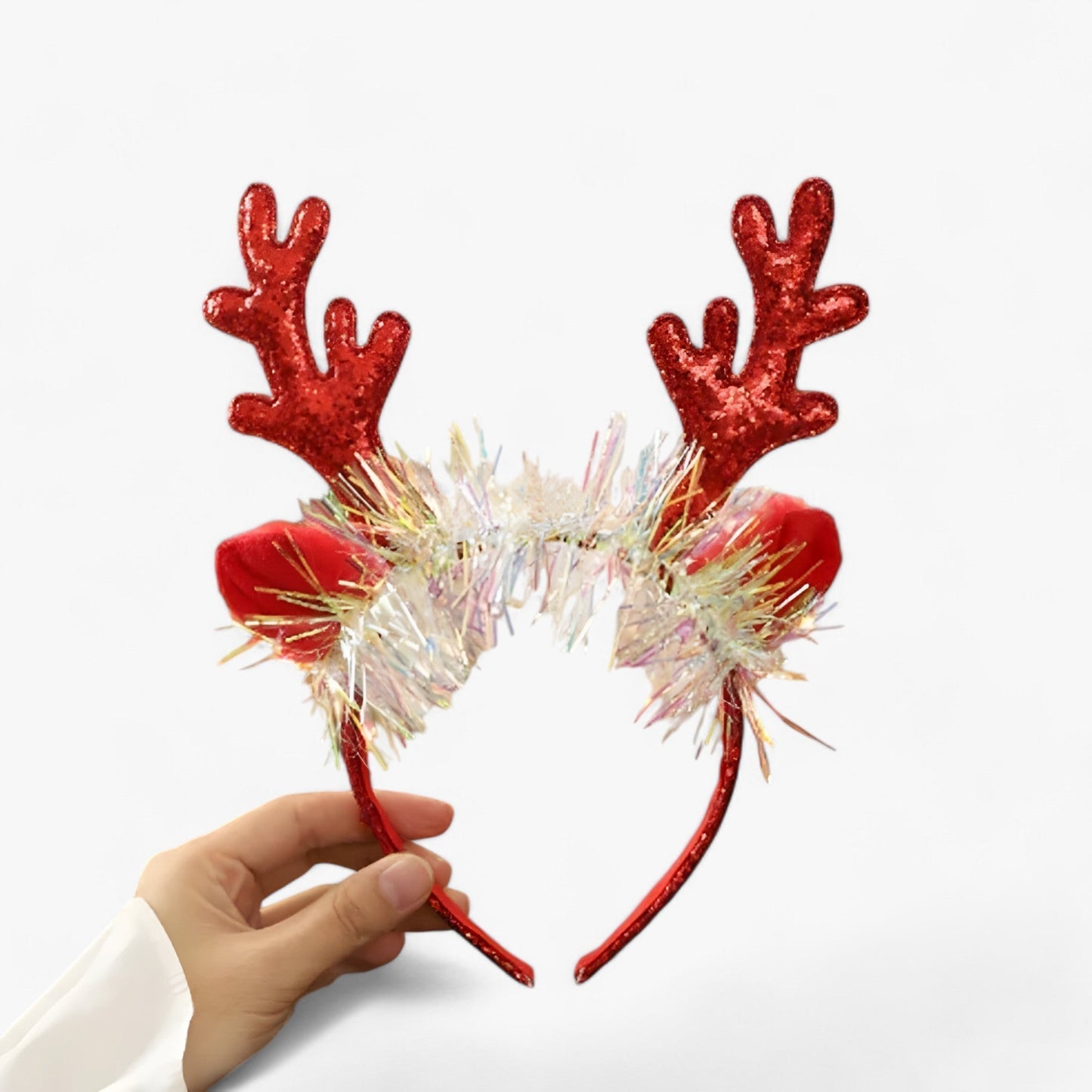 Weihnachtsdiadem mit Geweihen - Festliches und Zartes Accessoire für Kinder