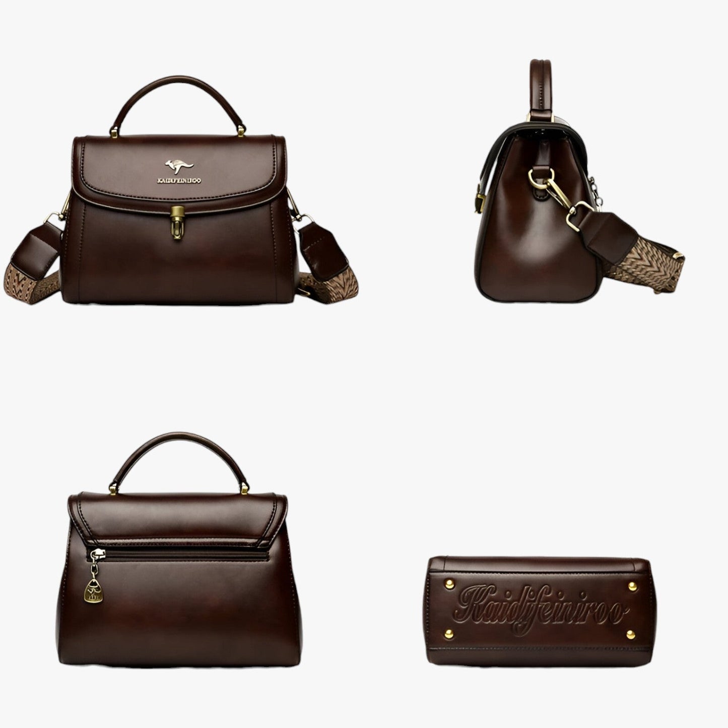 Arabella | Elegante Umhängetasche und Schultertasche aus Leder