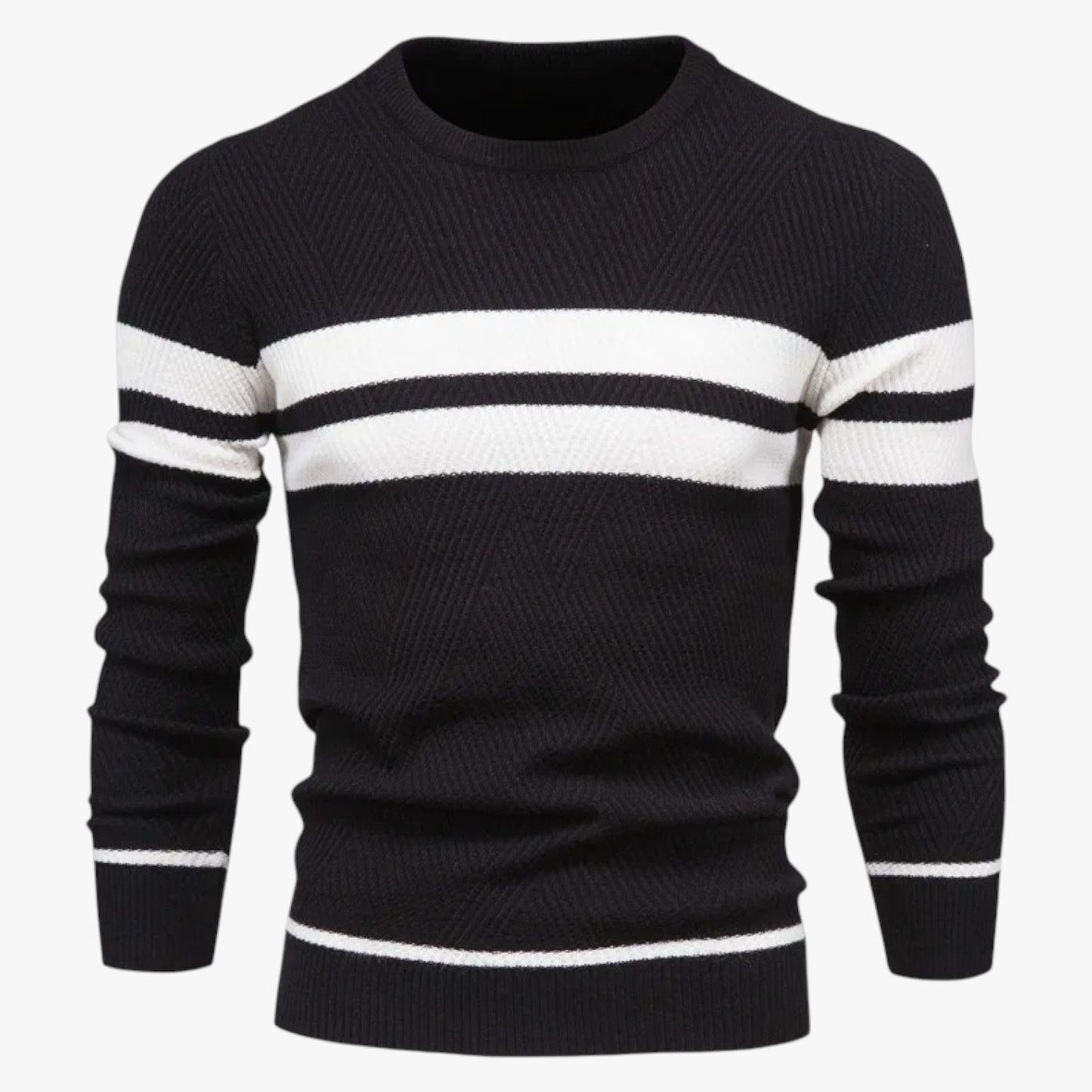 Adam | Eleganter Männer-Sommerpulli mit warmem, schlankem Schnitt und floraler Stil