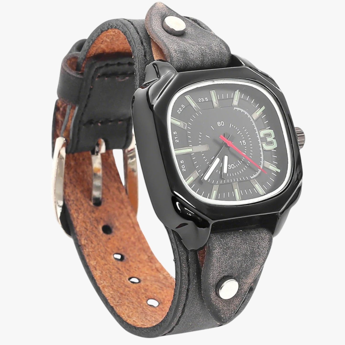 Lucca | Vintage-Uhr mit Lederarmband