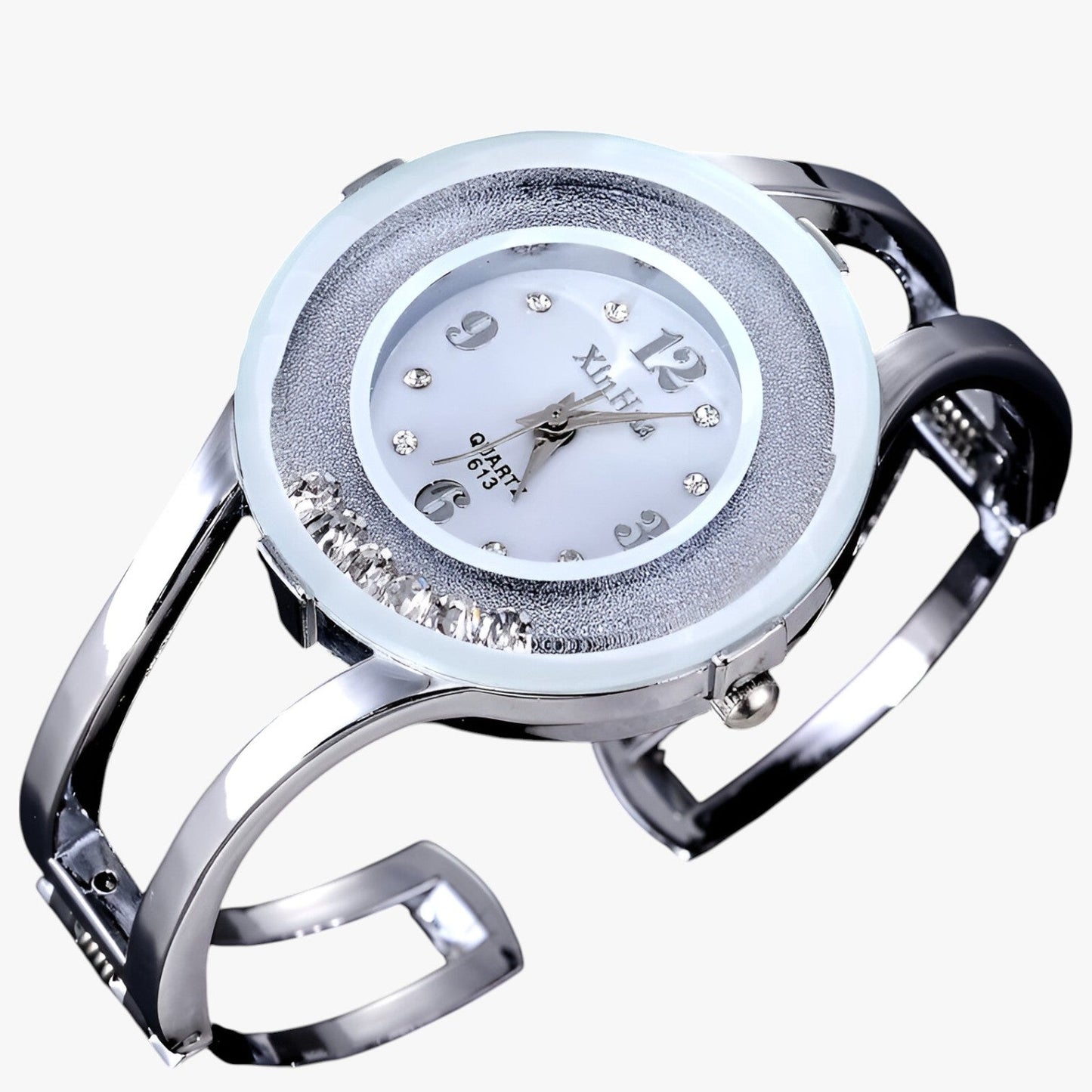 Amaia | Elegante Uhr mit Armband aus Kristall