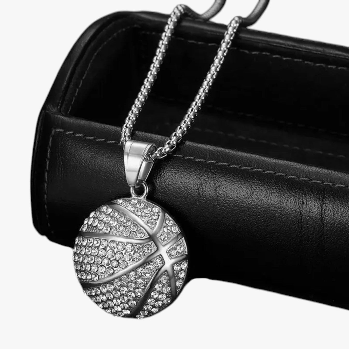 Kenji | Goldplated Halskette mit Basket Hip Hop Design