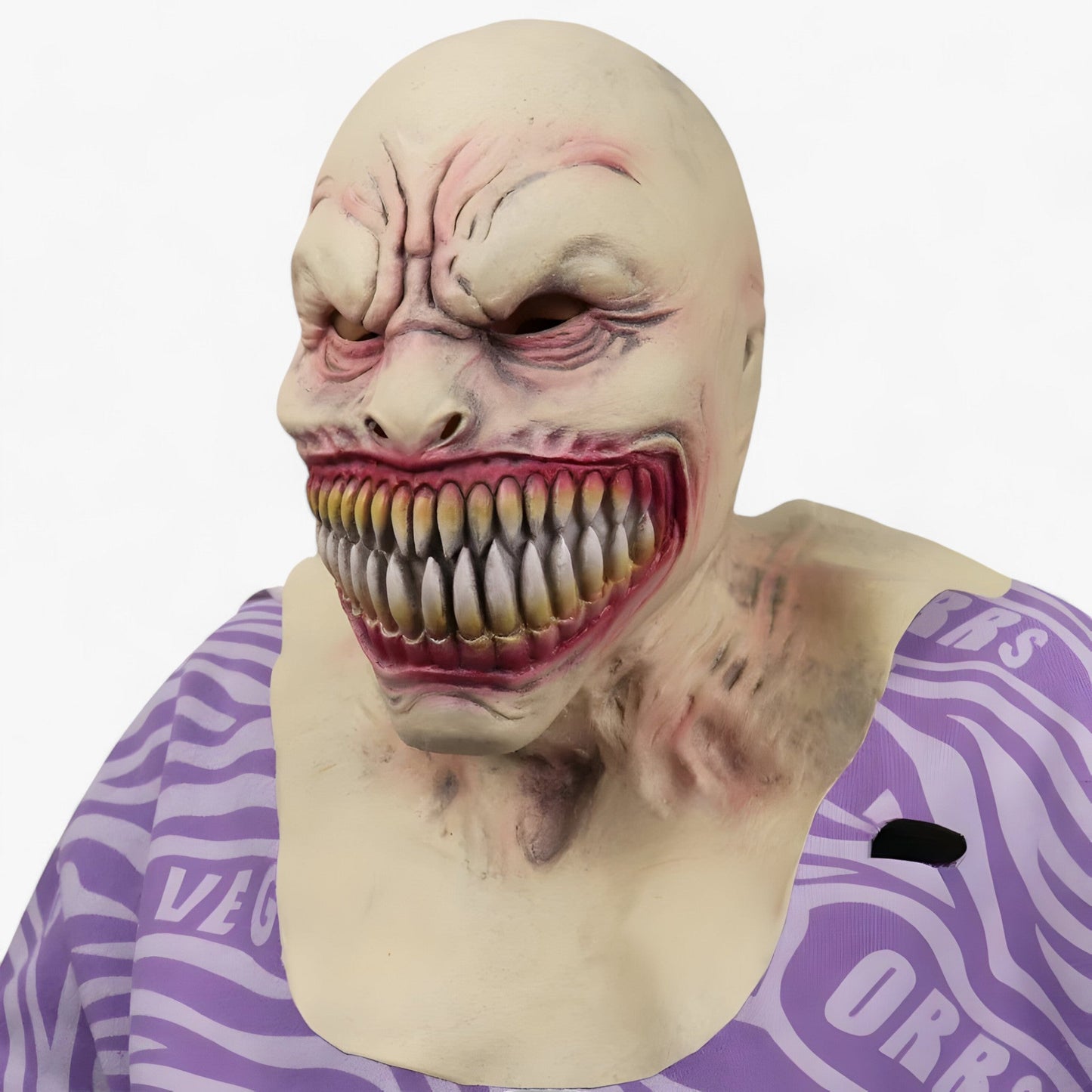 Stalker-Clownmaske - Gruselig mit großen Zähnen für Halloween
