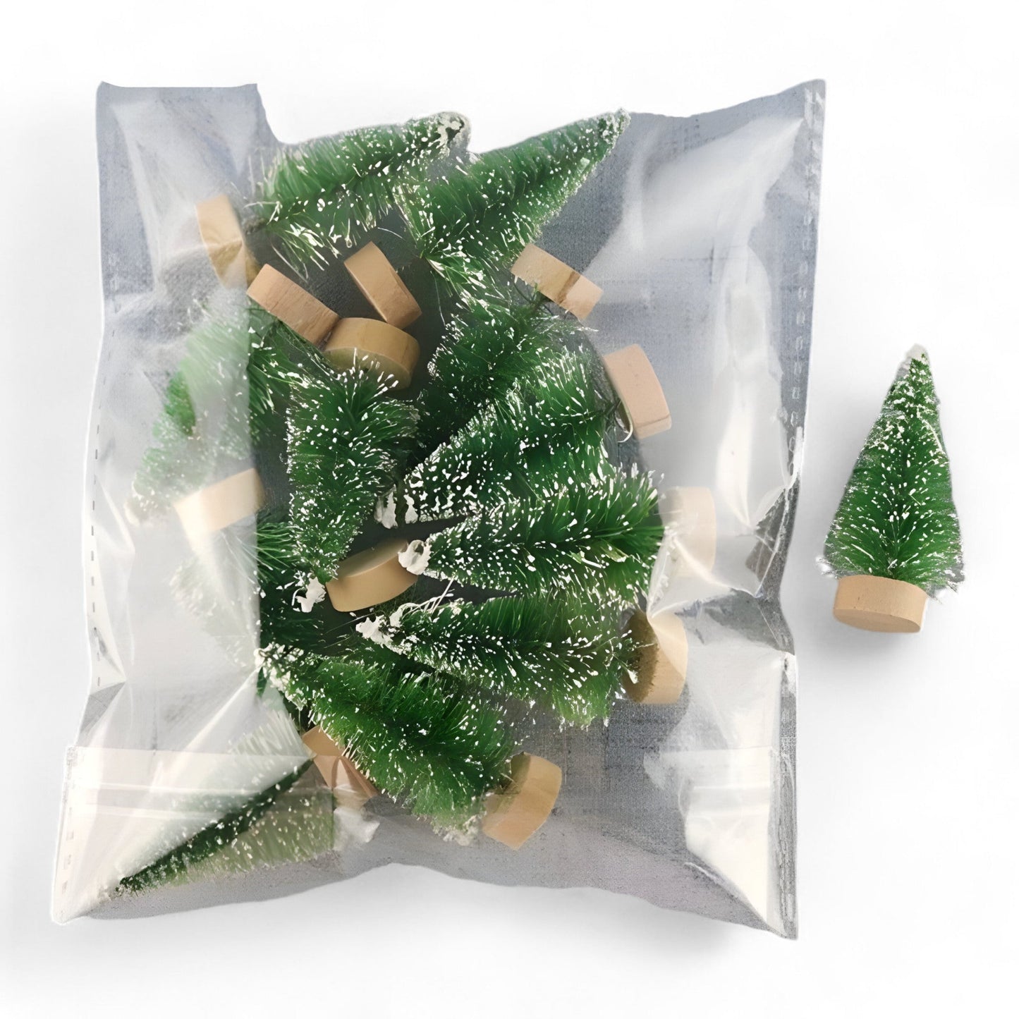 Weihnachtsliebhaber | 12PCS Mini Weihnachtsbäume - Lustige und festliche DIY-Dekoration für Zuhause und Büro