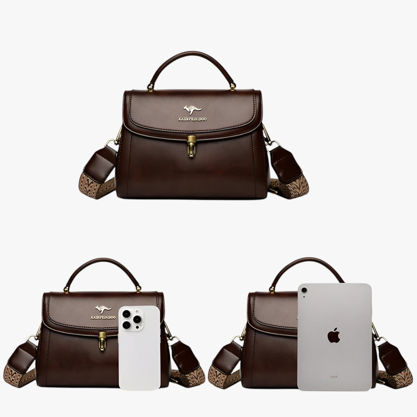 Arabella | Elegante Umhängetasche und Schultertasche aus Leder