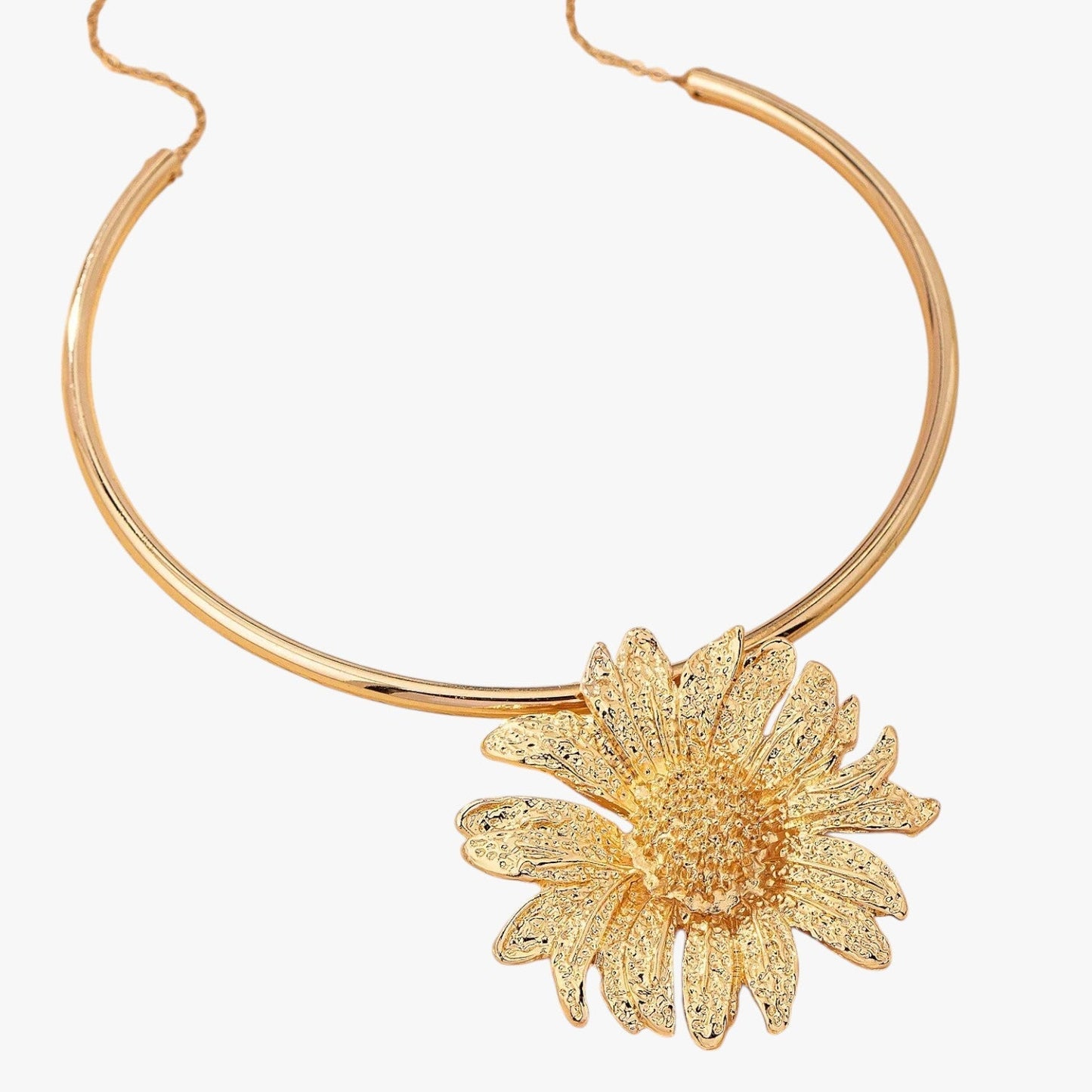 Valeria | Halskette mit Sonnenblumenscheinanhänger