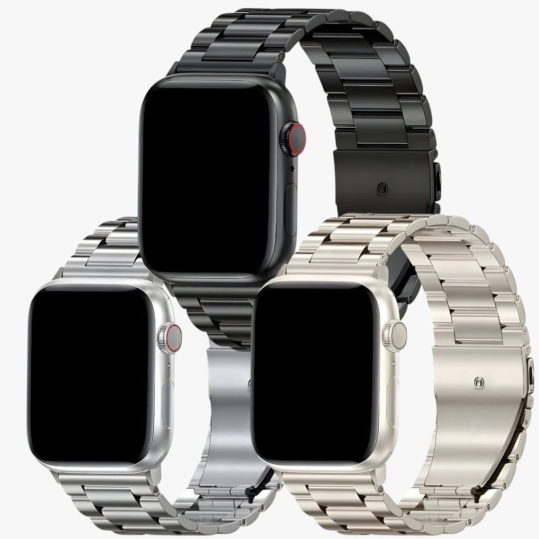 Yannis | Elegantes Stahlarmband für die Apple Watch