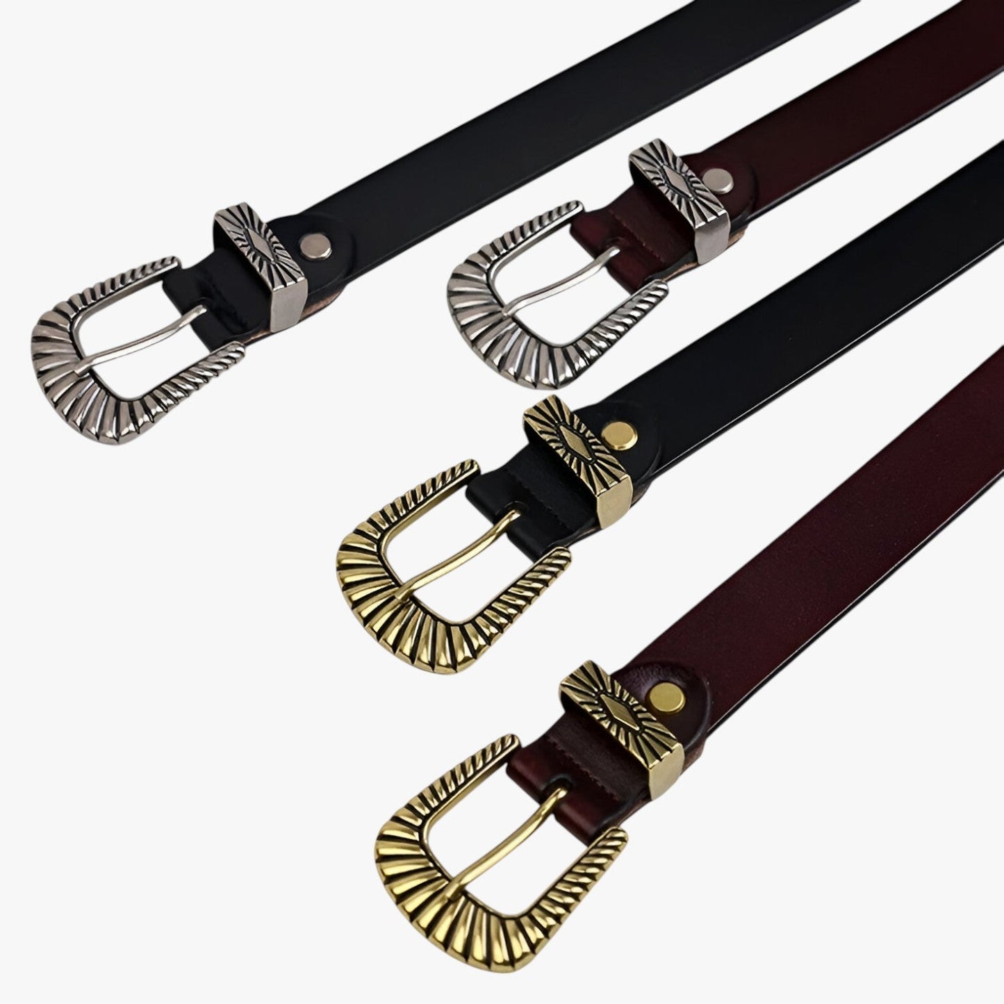 Veronica | Westernledergürtel für Jeans