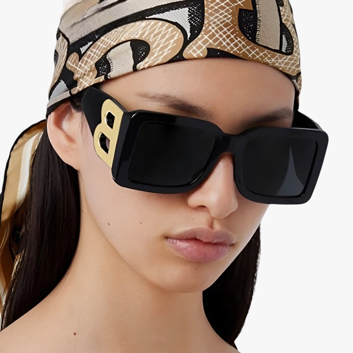 Veda | Stoer und stilvoll - Übergroße Sonnenbrille mit UV400-Schutz