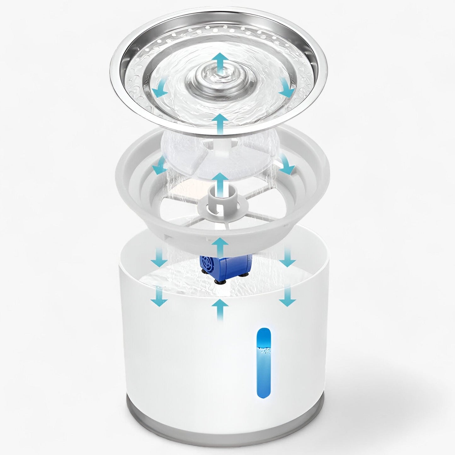 Automatischer Wasserspender - Gefiltertes frisches Wasser für Haustiere
