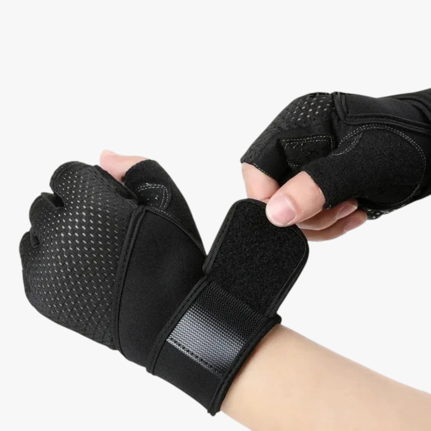 Alvin | Fitnesshandschuhe mit rutschfestem Griff und Handgelenksstütze