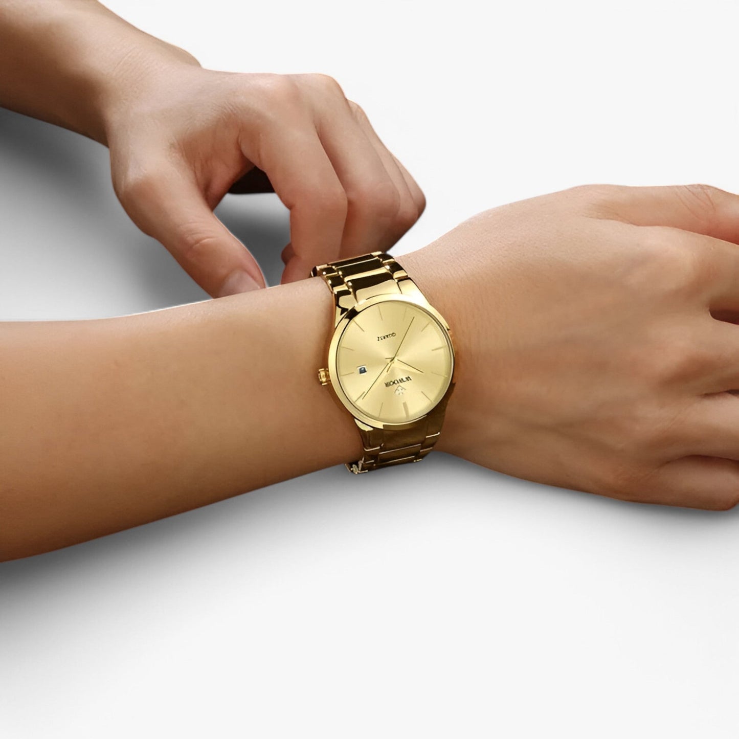 Marcello | Luxuriöse goldene Herrenuhr