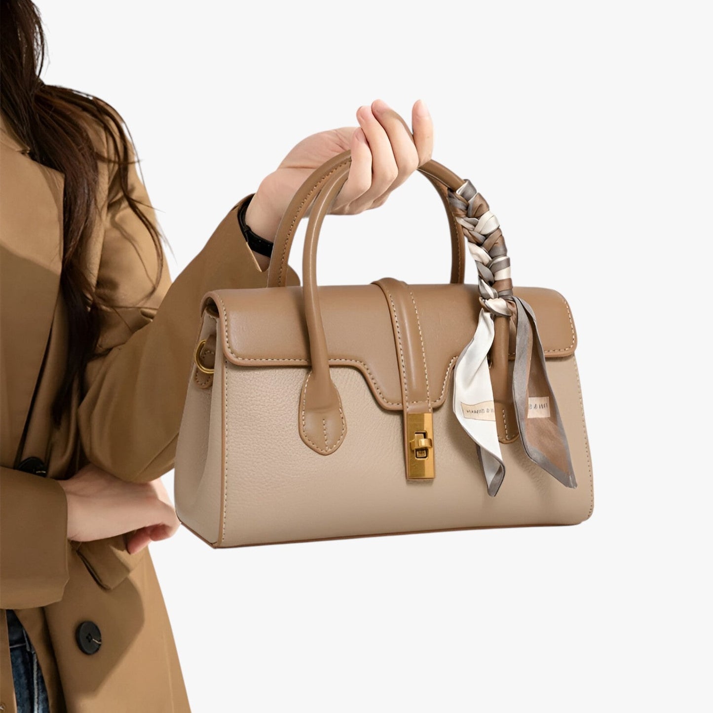 Naomi | Damen Schultertasche aus echtem Büffelleder Elegante Geräumigkeit 2025