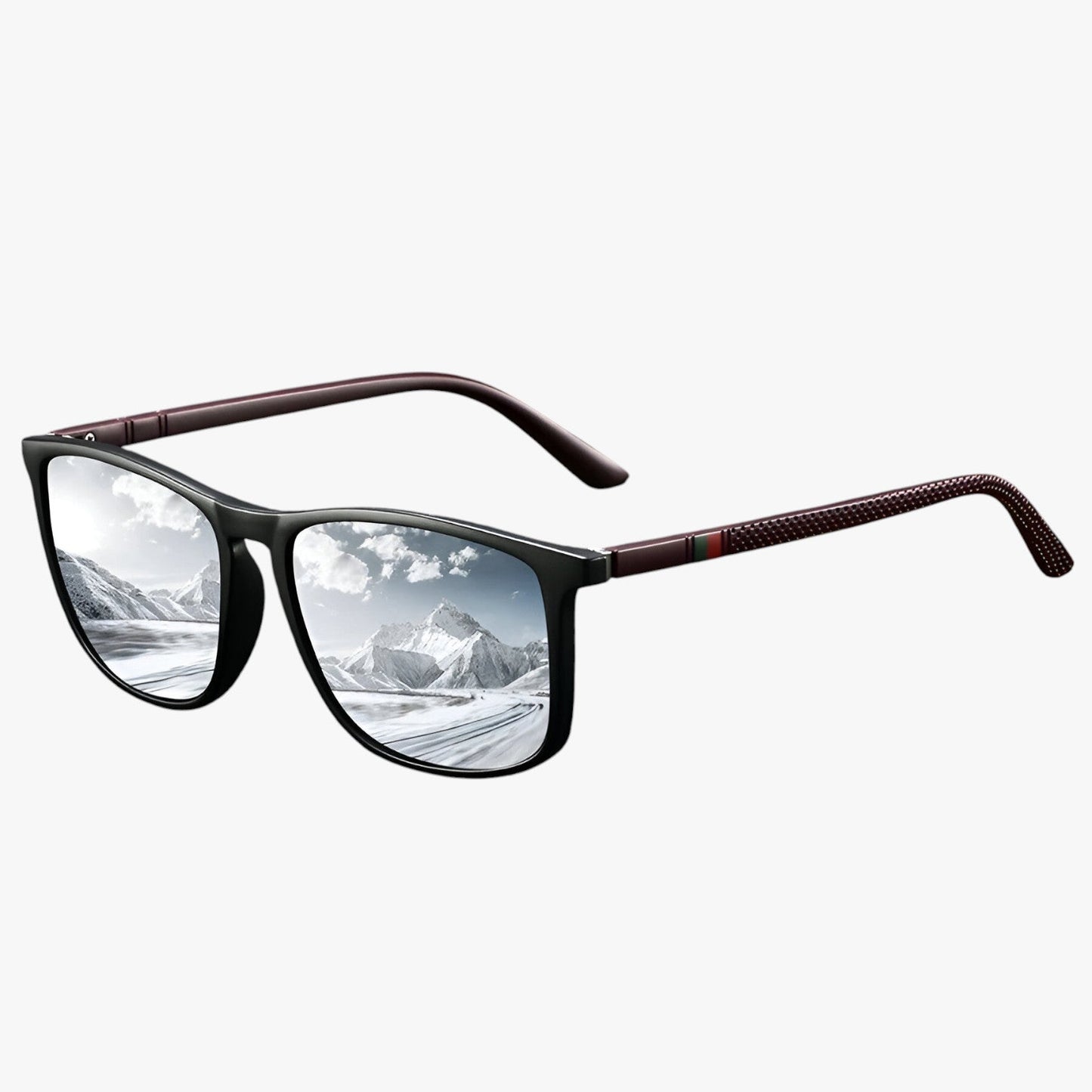 Jasper | Vintage-gestreifte polarisierte Sonnenbrille