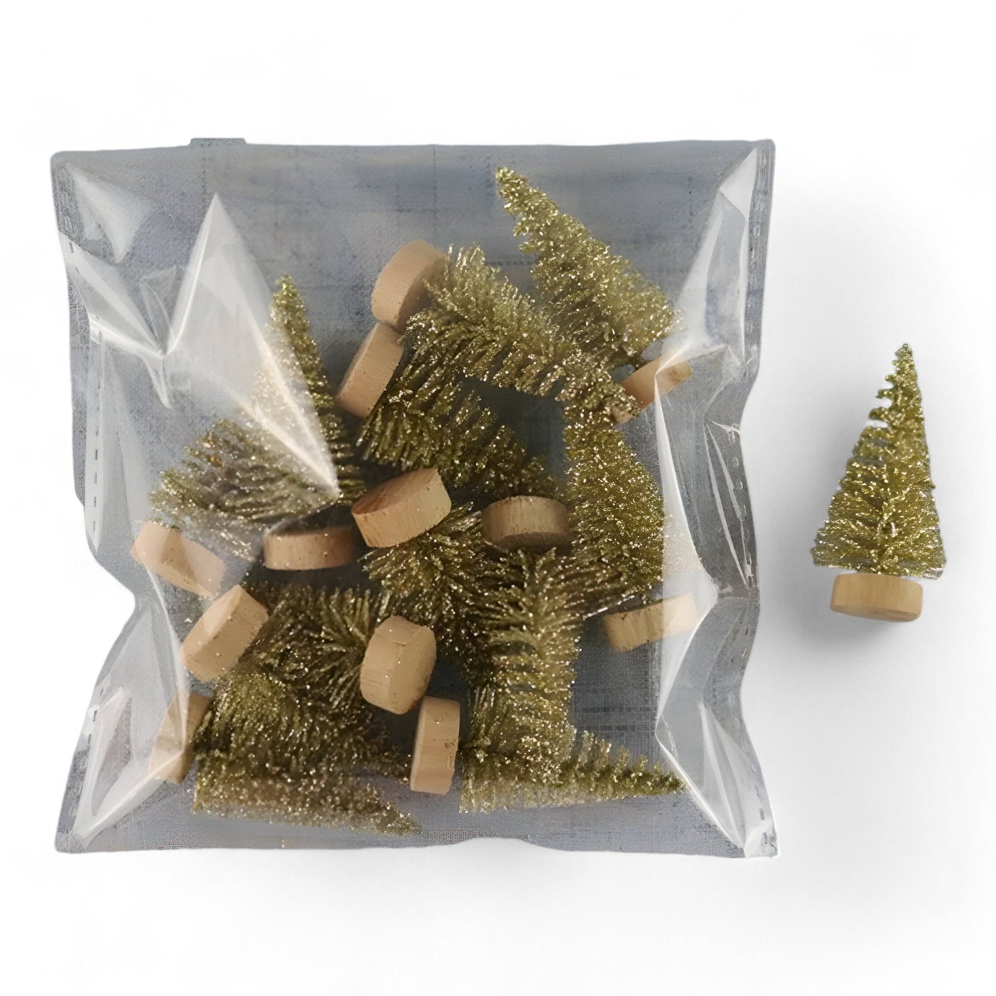 Weihnachtsliebhaber | 12PCS Mini Weihnachtsbäume - Lustige und festliche DIY-Dekoration für Zuhause und Büro