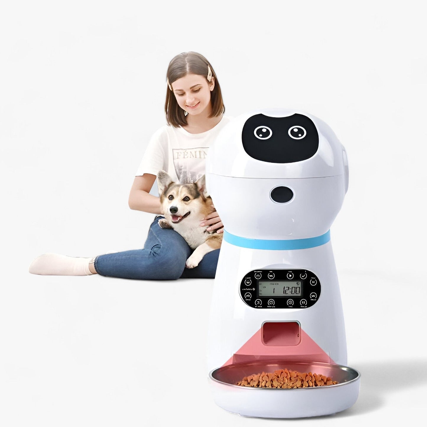 Automatischer Futterspender für Tiere | Intelligenter Automatischer Futterspender - Praktische Ernährung