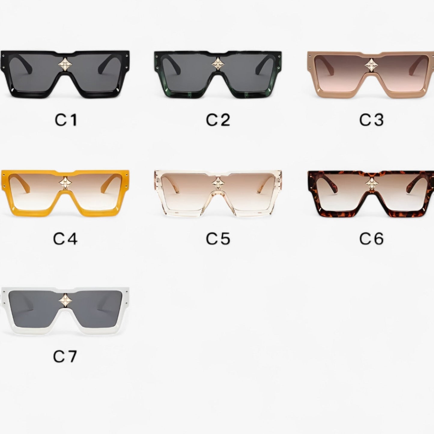 Victor | Unisex quadratische Sonnenbrille mit UV400-Schutz