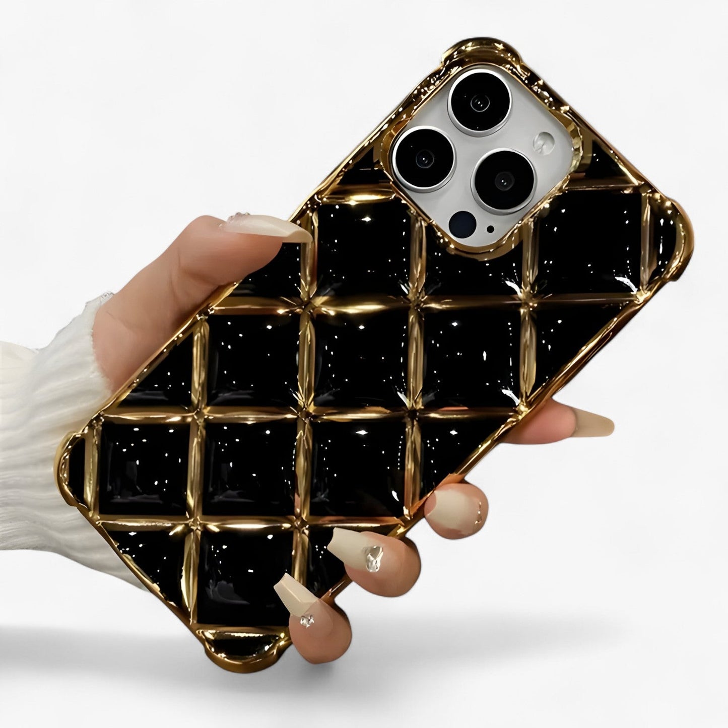 Elena | Luxus Diamanten Gitter Handyhülle