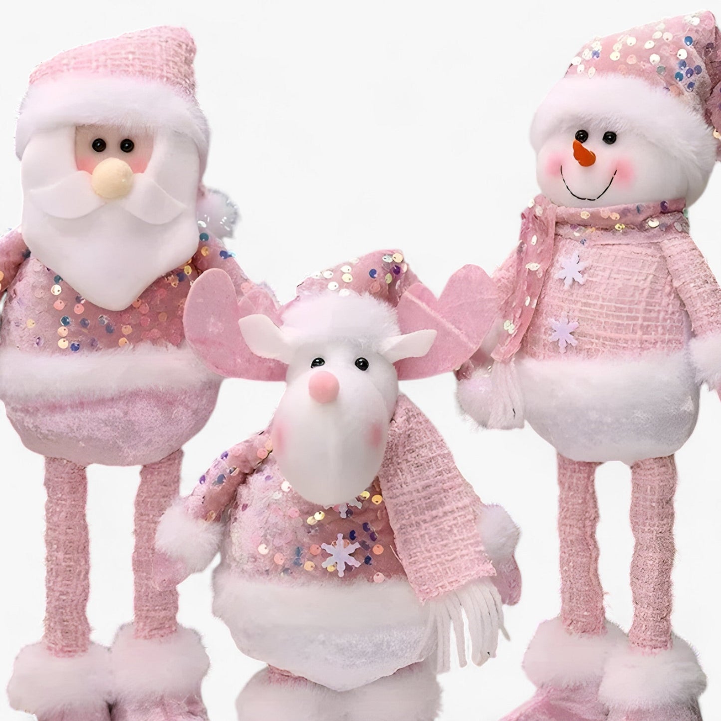 Fantastischer Winter | Weihnachtsdeko Zubehör Schneemann Alte Rosa - Fügen Sie ein wenig Magie Ihrem Interieur hinzu