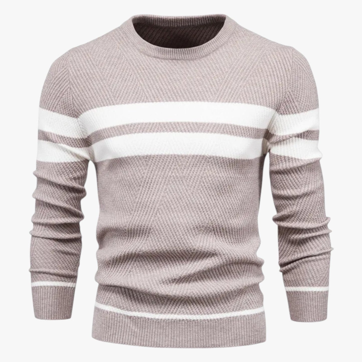 Adam | Eleganter Männer-Sommerpulli mit warmem, schlankem Schnitt und floraler Stil