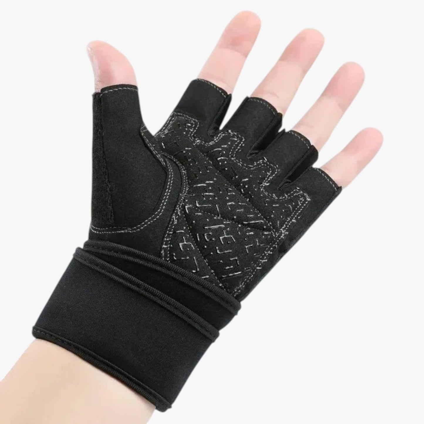 Alvin | Fitnesshandschuhe mit rutschfestem Griff und Handgelenksstütze