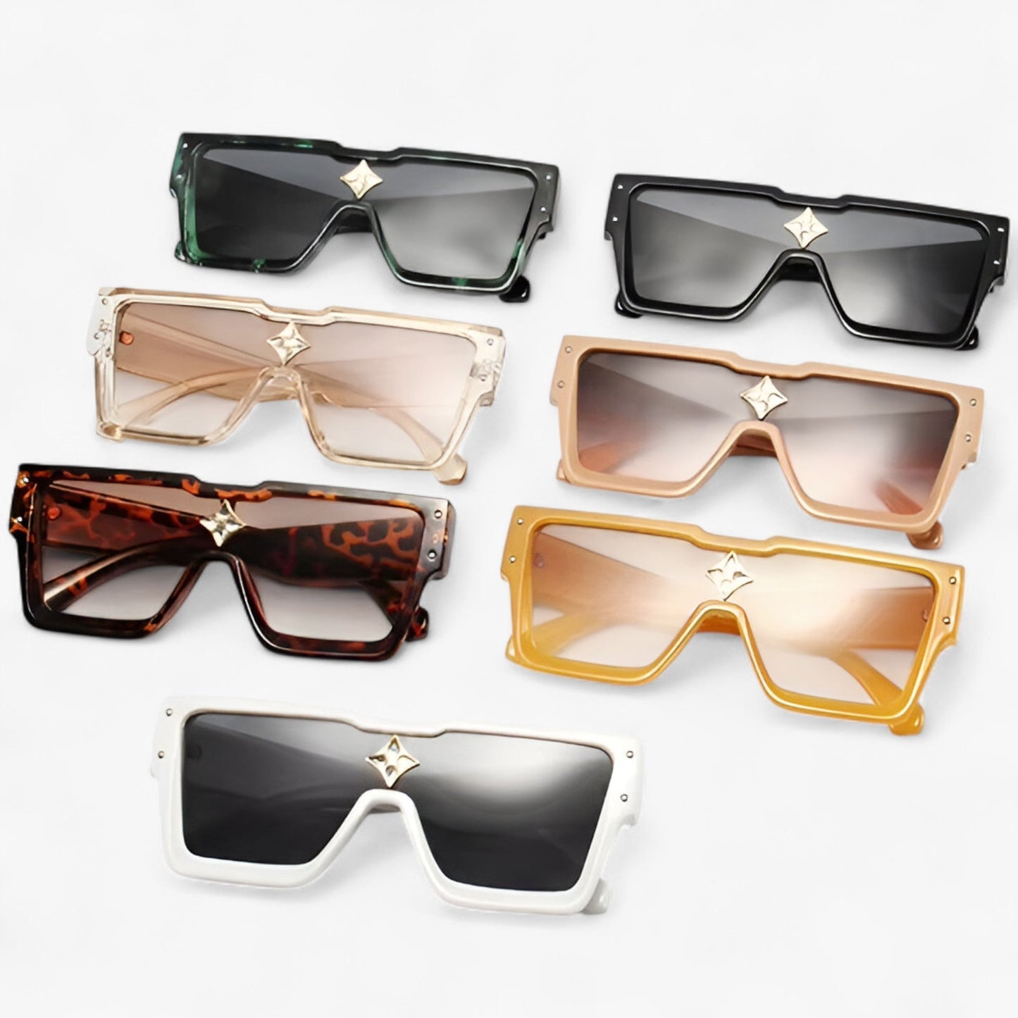 Victor | Unisex quadratische Sonnenbrille mit UV400-Schutz