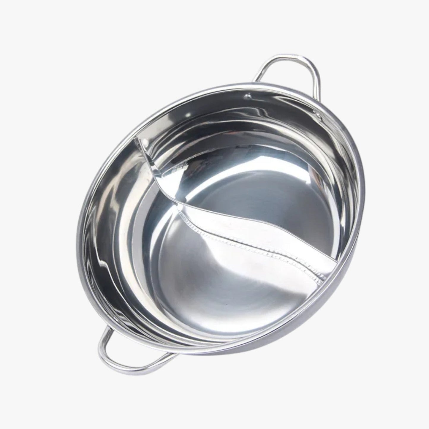 Mallory | 2-in-1 Topf aus Edelstahl 30 cm – Kocht gleichzeitig zwei Gerichte