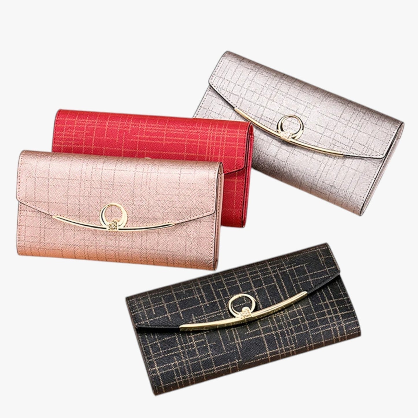 Zariyah | Elegante langes Lederportemonnaie mit großer Kapazität