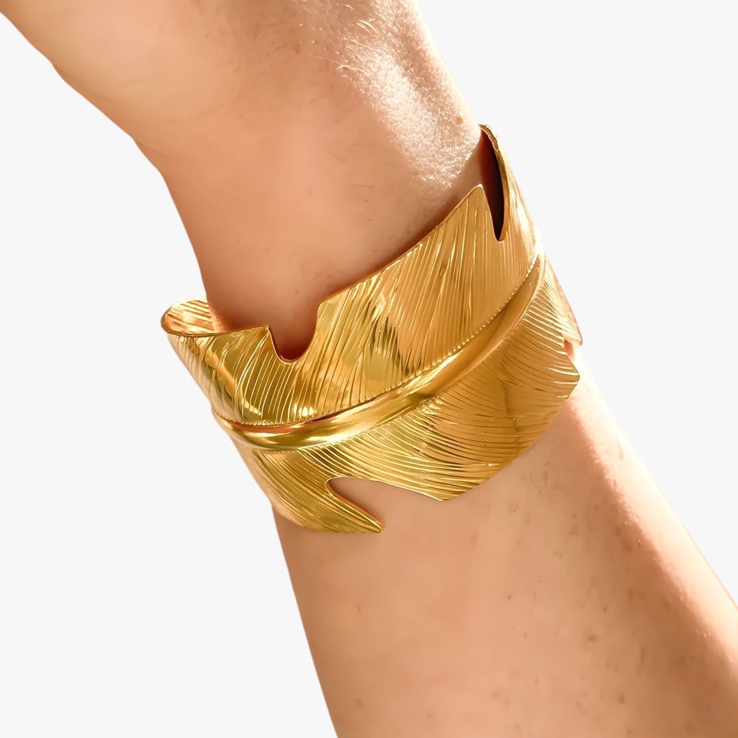 Jade | Boho-Cuff-Armband aus Edelstahl mit verstellbarem Design – Vintage-Stil eManco