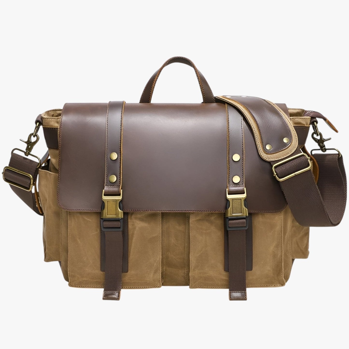 Israel | Vintage-Leder-Messenger für Börse