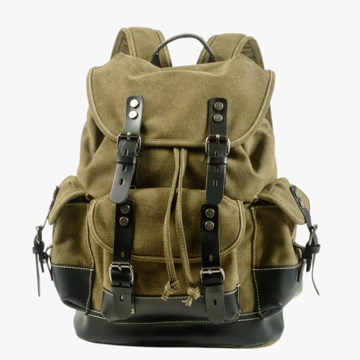Conor | Rucksack für Trekking aus Stoff und Leder mit Großem Fassungsvermögen
