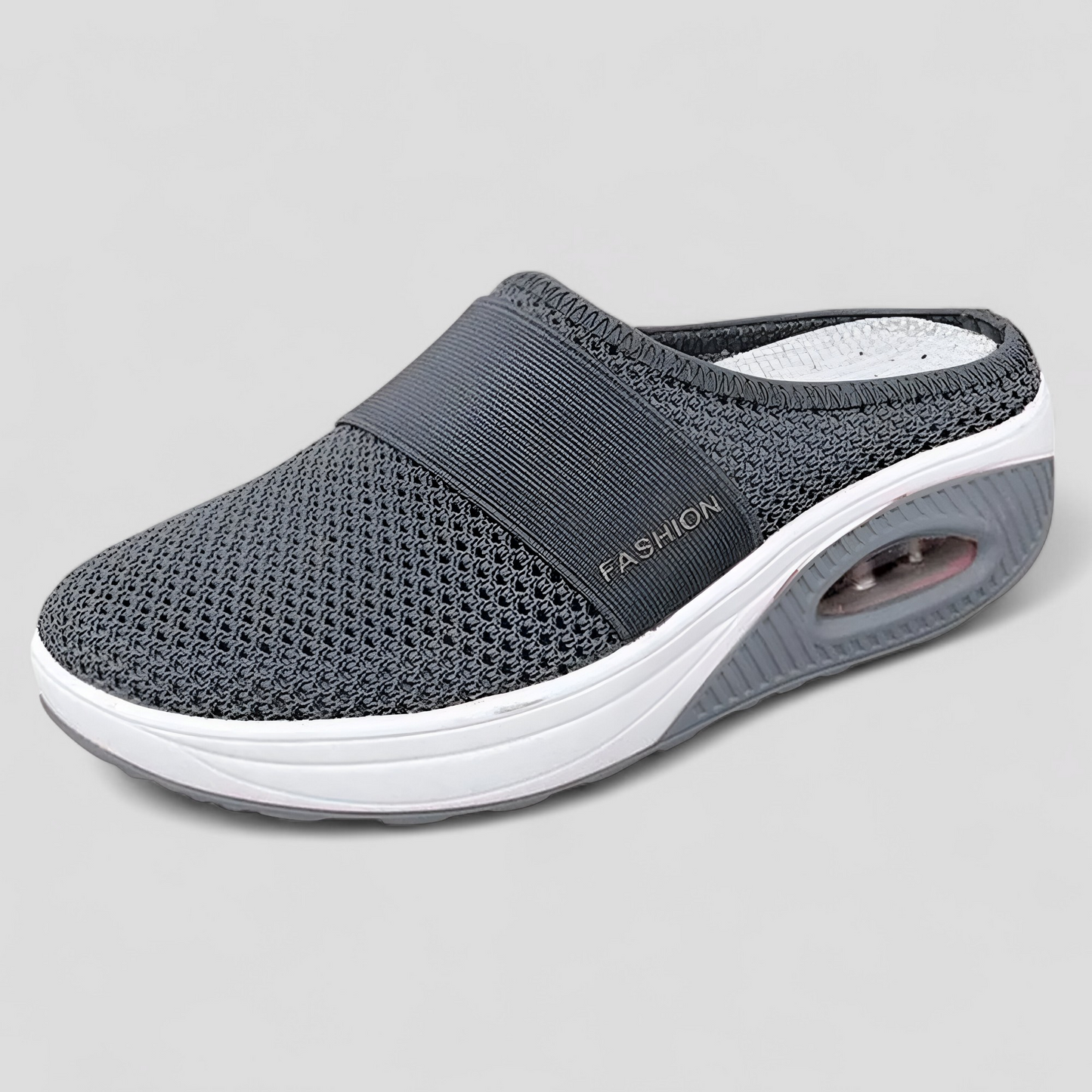 AeroFlex | Mesh Slip-On Platform Clog mit Luftpolstersohle