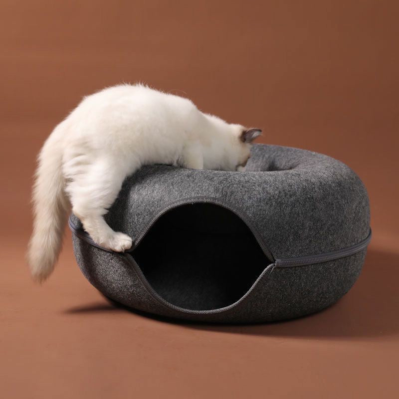 SnuggleTunnel™ | 2 in 1 Katzentunnelbett