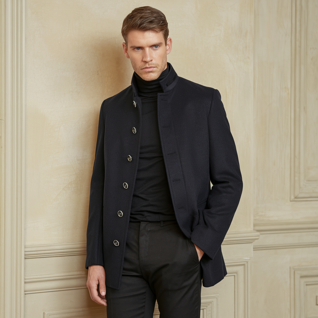 Wolltrenchcoat - Premium Wärme für Herbst & Winter