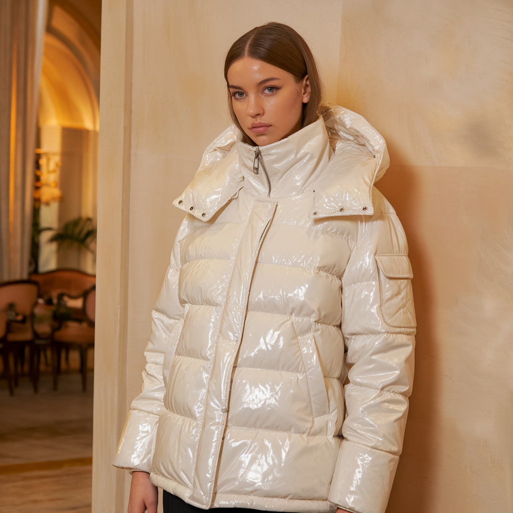 Winterkältemantel - Elegante Anorak mit Kapuze