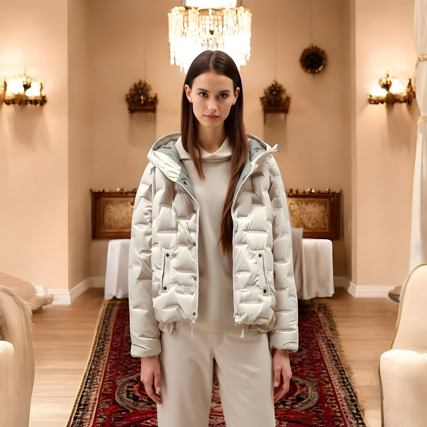 Isabel | Kapuzenjacke - Weich und isoliert