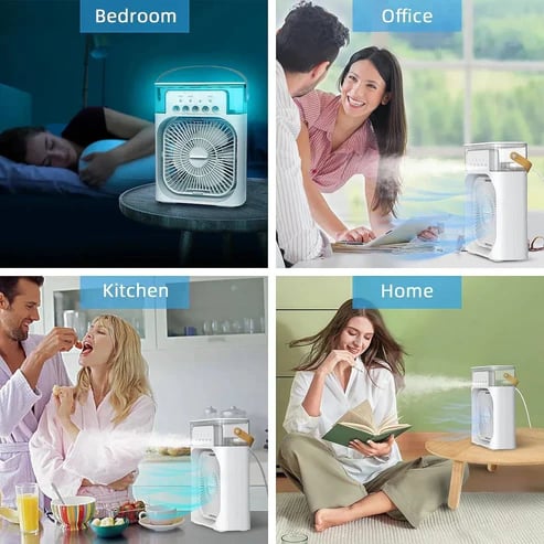 BreezeMist Pro™ - Tragbares Gebläse-Klimagerät