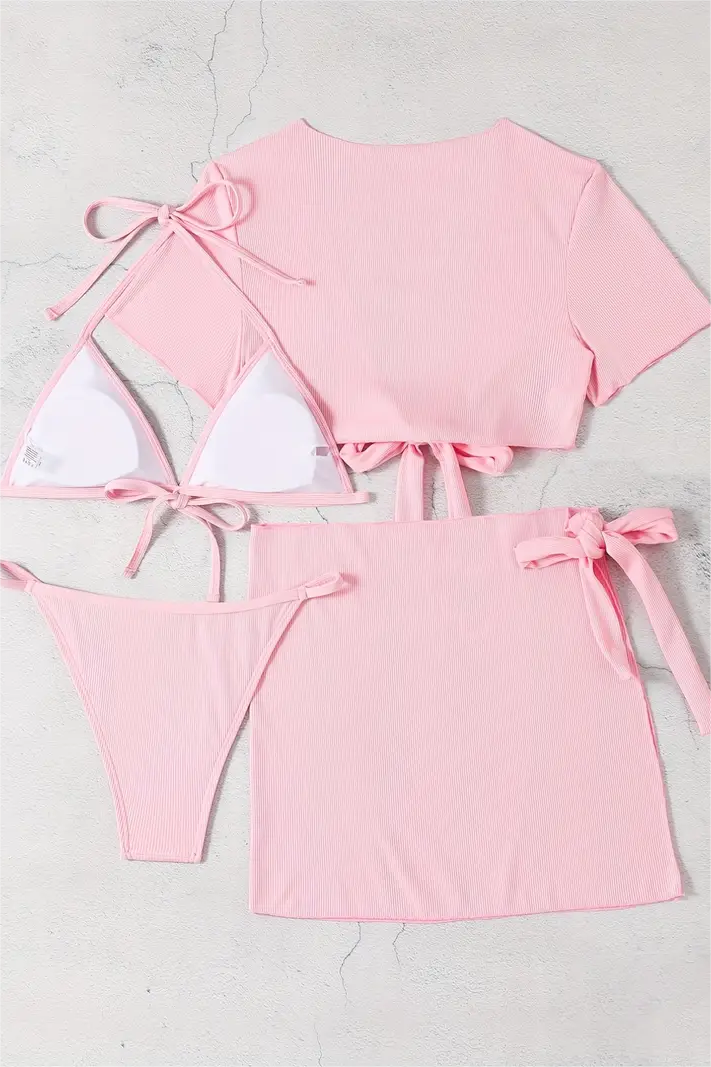 Balinese Bliss™ - 4-teiliges dehnbares Bikini-Set