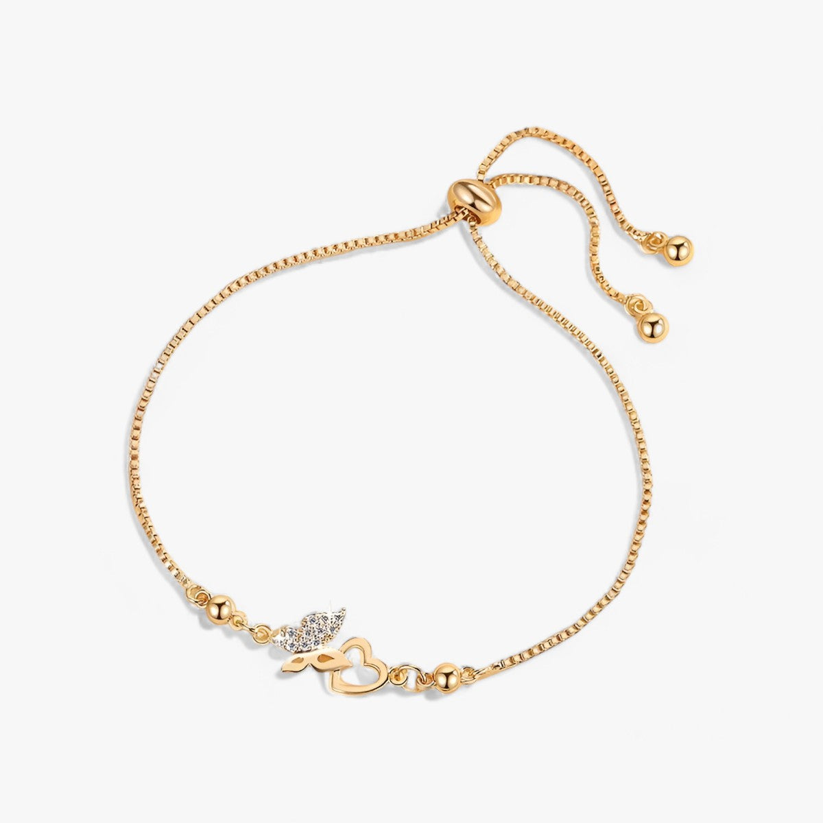 Zirkon-Schmetterling | Armband - Graziös und Zart