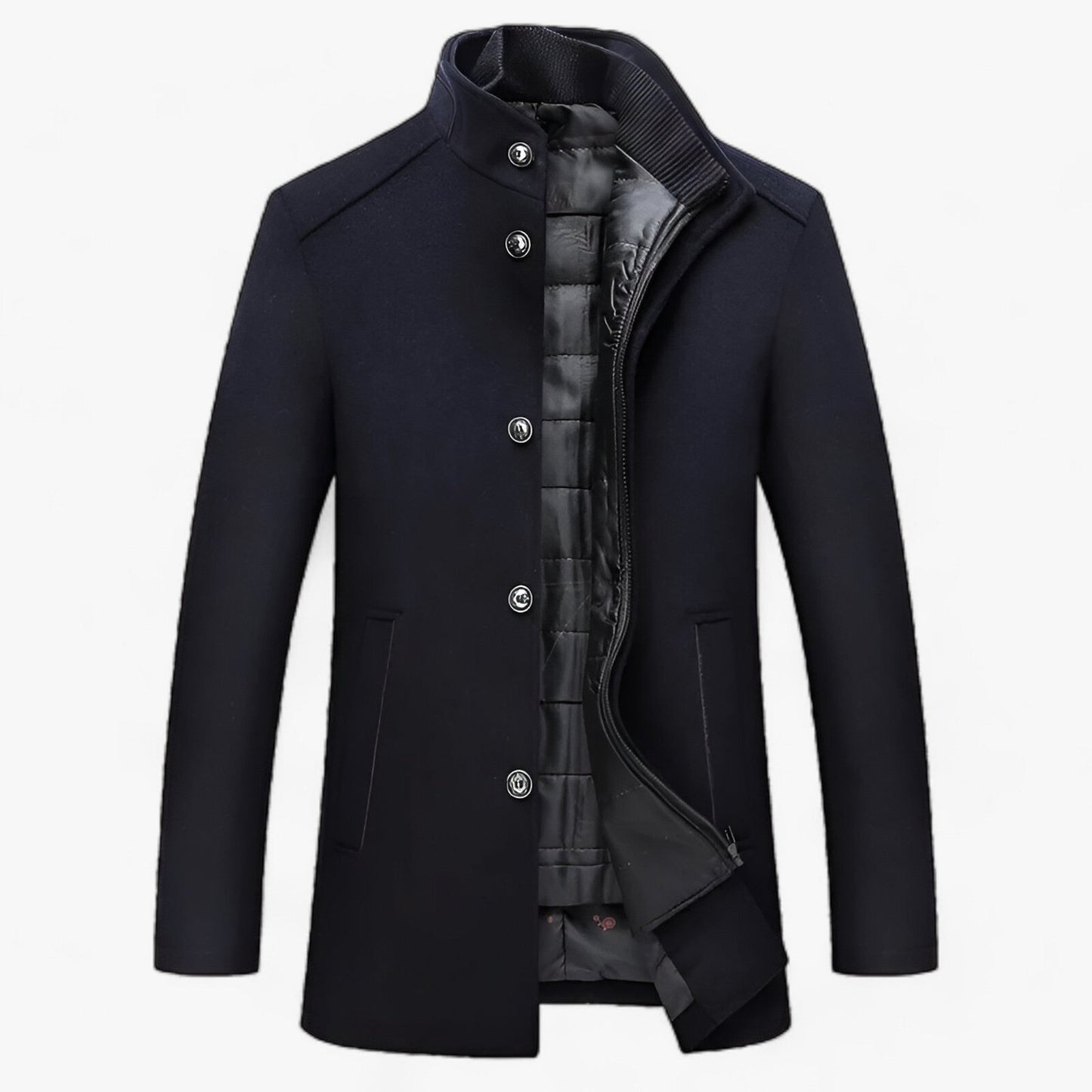 Wolltrenchcoat - Premium Wärme für Herbst & Winter
