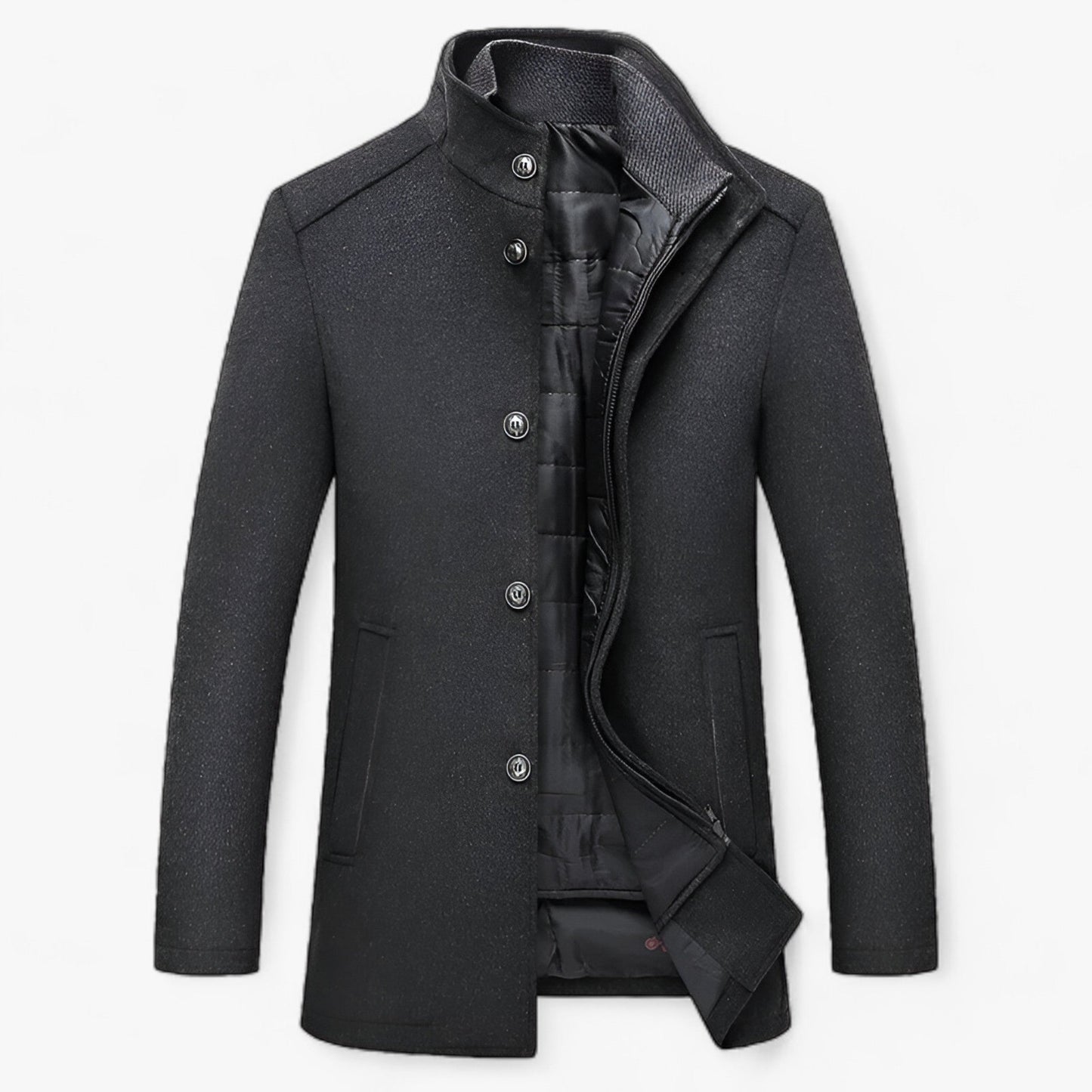 Wolltrenchcoat - Premium Wärme für Herbst & Winter