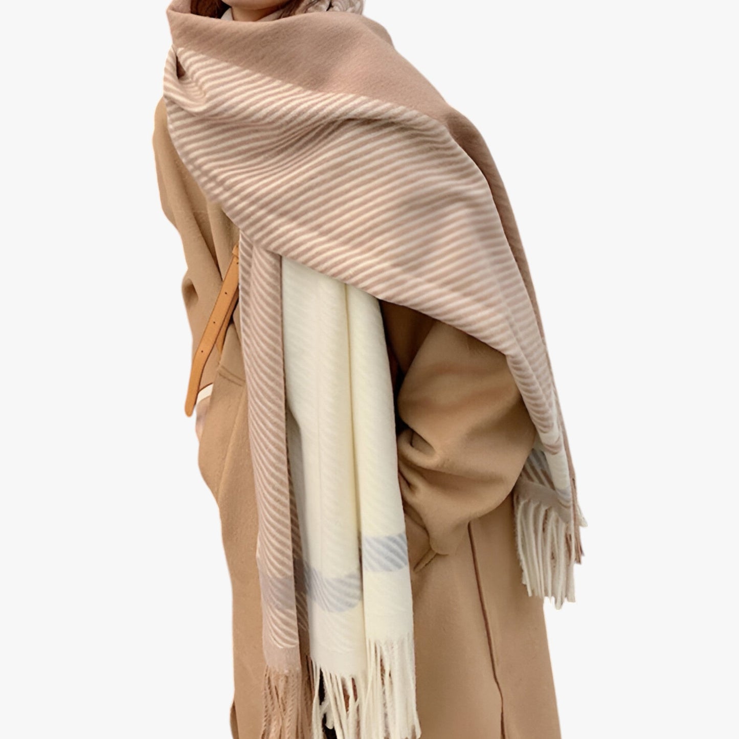 Vintage kariertes Tuch - Eleganter und bequemer Schal