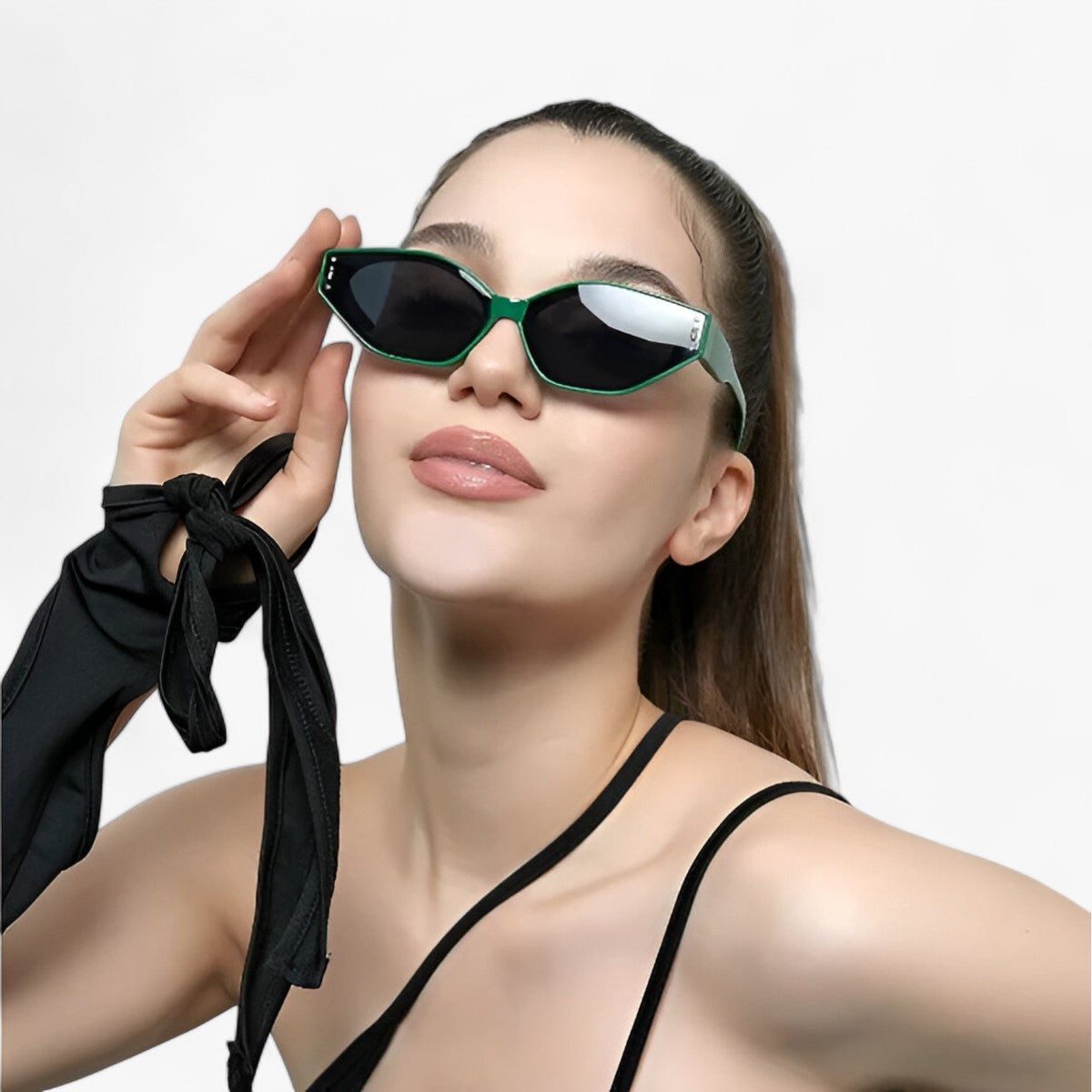 Unregelmäßige Hirse Sonnenbrille - Einzigartig und Modisch