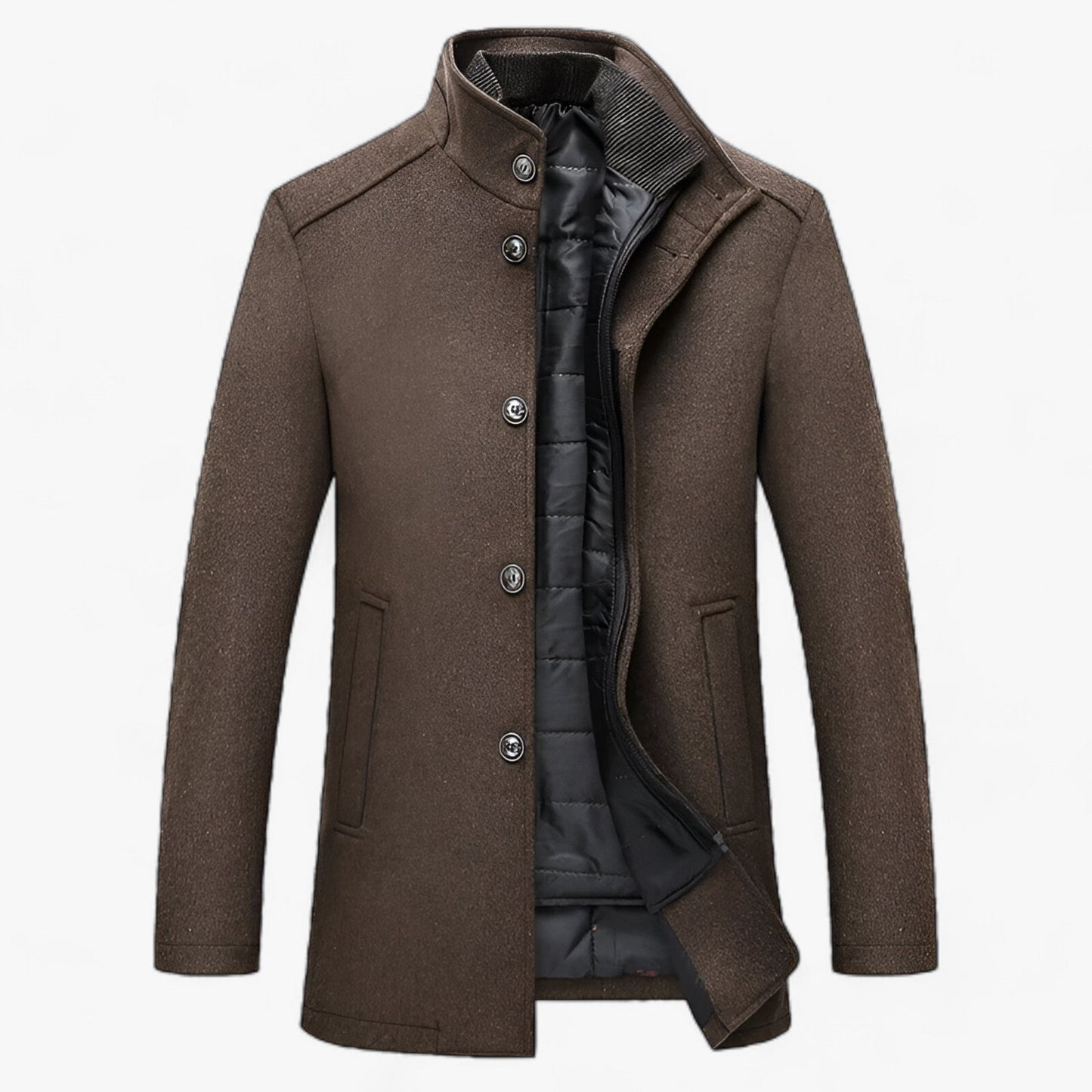Wolltrenchcoat - Premium Wärme für Herbst & Winter