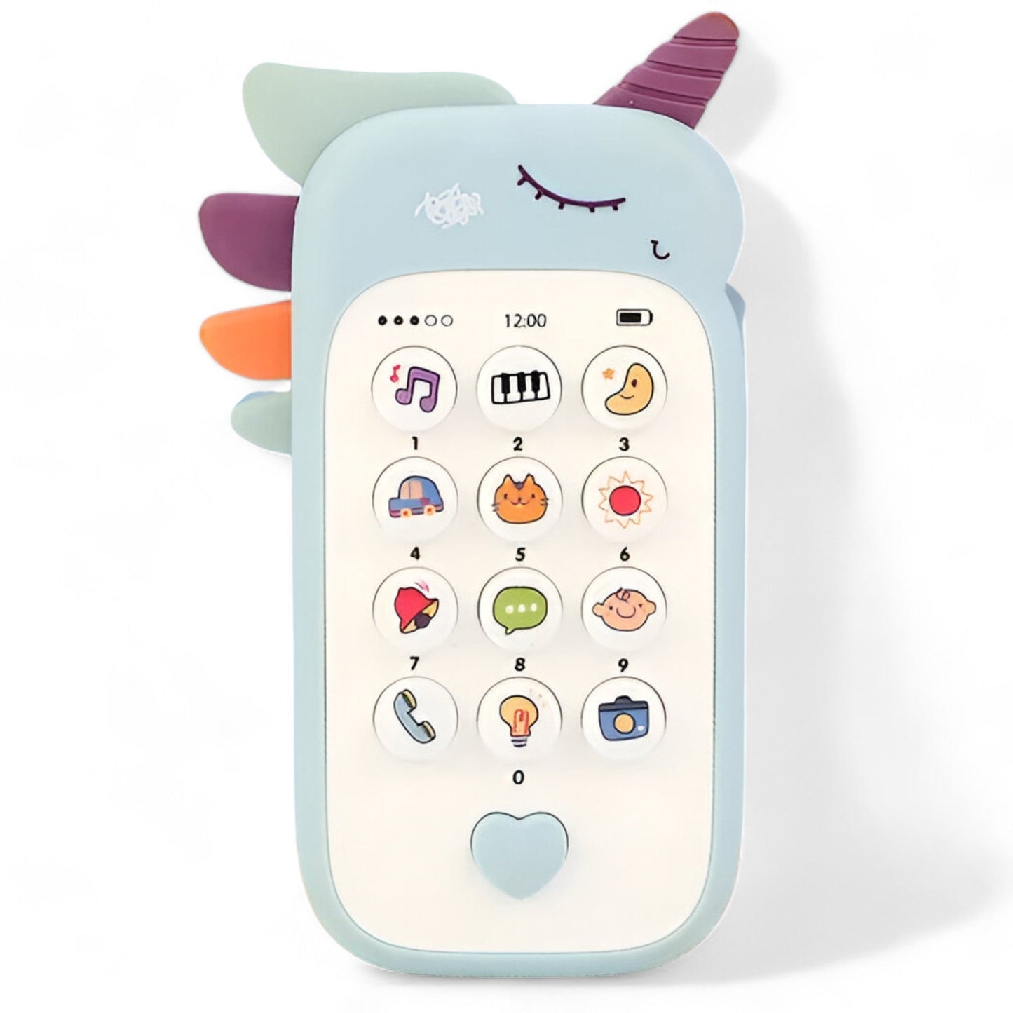 Baby-Spielzeugtelefon - Beruhigende Musik und Interaktives Spiel