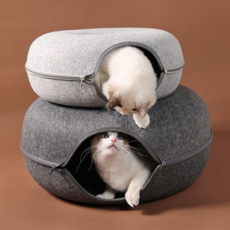 SnuggleTunnel™ | 2 in 1 Katzentunnelbett