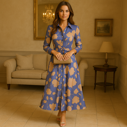 Flora - Klassisches Hemdkleid