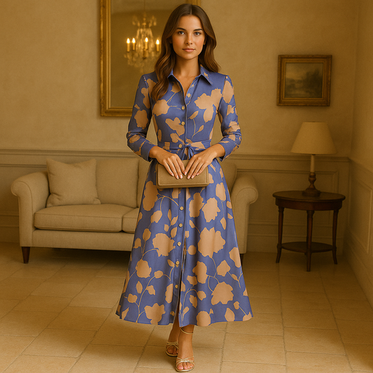 Flora - Klassisches Hemdkleid