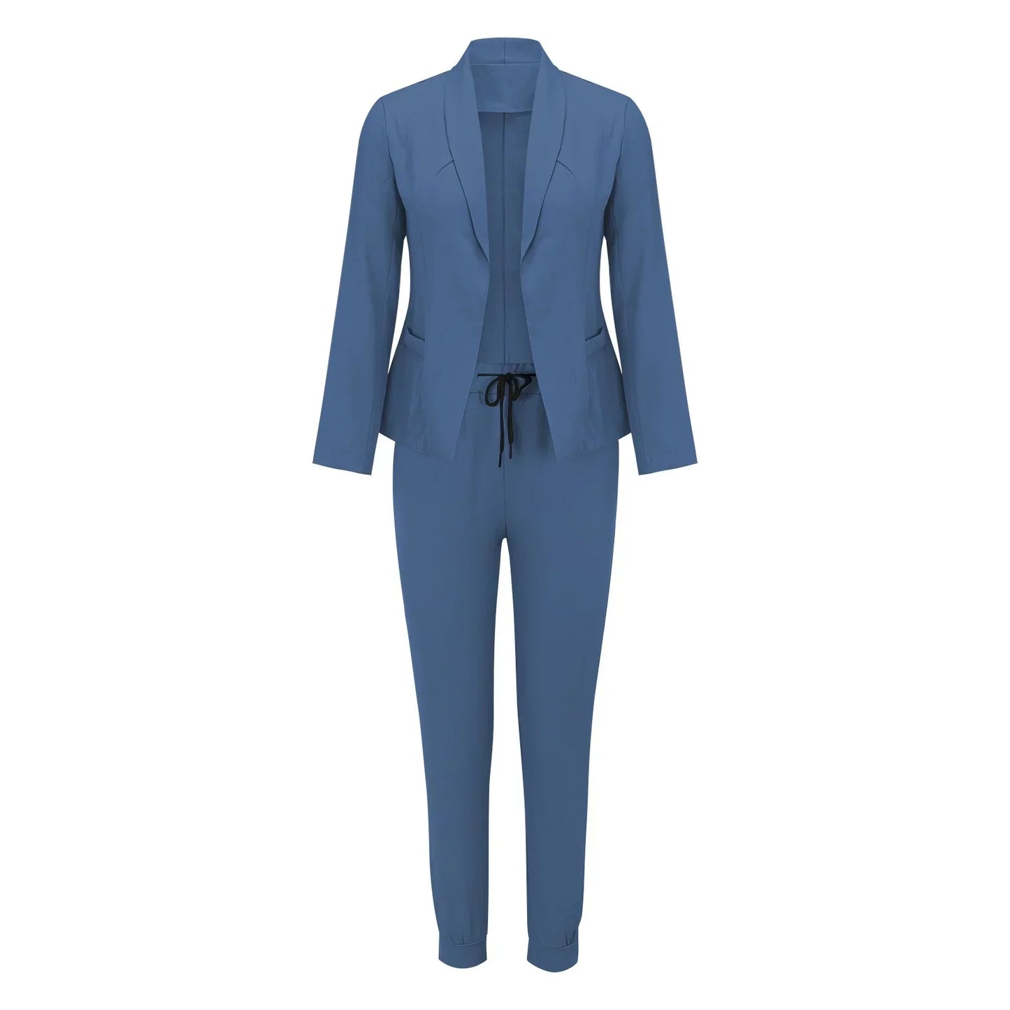 Lässiges Zweiteiler-Set mit Bindegürtel – Liora